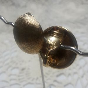 Clip-on Gold Tone Monet Earrings